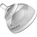 Nanobebe, 母乳ボトル、新生児から、グレー、1個パック、5オンス (150ml)