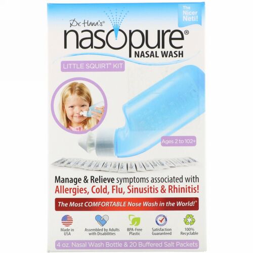 Nasopure, 鼻洗浄システム、リトルスクワートキット、1キット