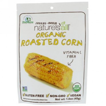 Natierra, Organic Freeze-Dried, Roasted Corn, 1.6 oz (45 g) (Discontinued Item)