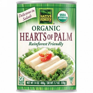 Native Forest, Edward & Sons, Native Forest, Organic Hearts of Palm, 14 oz (400 g) (Discontinued Item)