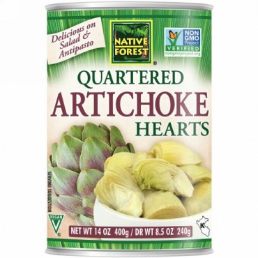 Native Forest, Edward & Sons, Native Forest, Quartered Artichoke Hearts, 14 oz (400 g) (Discontinued Item)