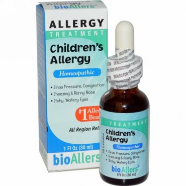 NatraBio, バイオアラーズ（bioAllers）、子ども用アレルギー、 アレルギートリートメント、1 fl oz (30 ml)