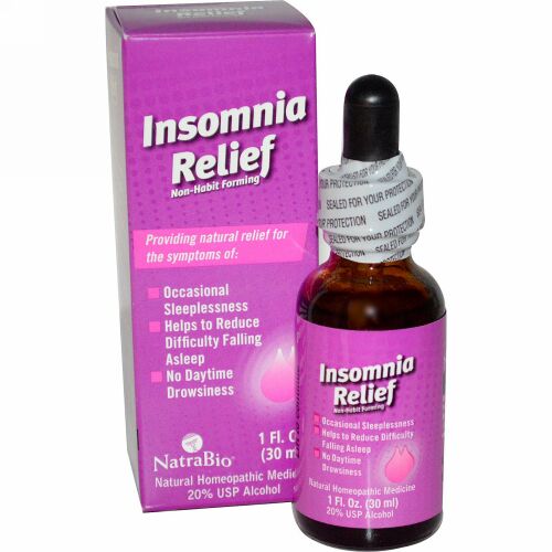 NatraBio, 不眠症 緩和、 1 fl oz (30 ml)