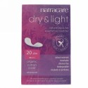 Natracare, ドライ＆ライト、オーガニックコットンカバー、スリム、20個