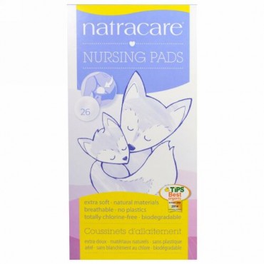 Natracare, 母乳パッド、26枚 (Discontinued Item)