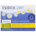 Natracare, オーガニック ・コットン・タンポン、 レギュラー、 10本 (Discontinued Item)