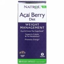 Natrol, アサイーベリーダイエット、アサイー＆緑茶スーパーフード、植物性カプセル60粒