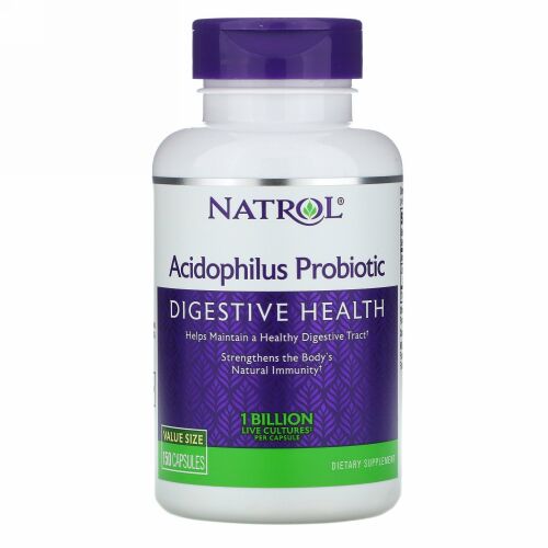 Natrol, アシドフィルス プロバイオティクス、10億、150粒