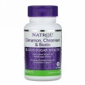 Natrol, シナモン、クロムとビオチン、60錠