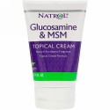 Natrol, グルコサミン & MSM、局部用クリーム、4液量オンス (Discontinued Item)