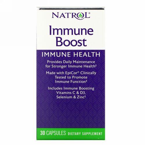 Natrol, イミューンブースト（免疫活性剤）、エピコール（EpiCor）配合、即効性 30 錠