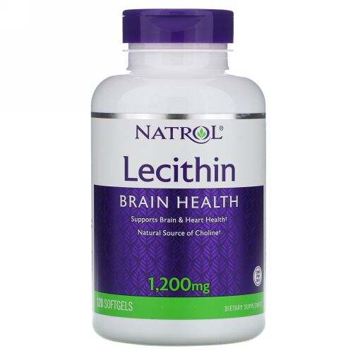 Natrol, レシチン、1,200 mg、ソフトジェル120個