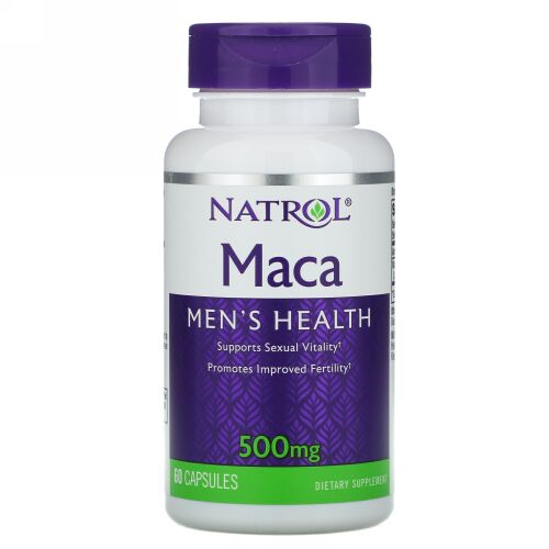 Natrol, マカ、500mg、60カプセル
