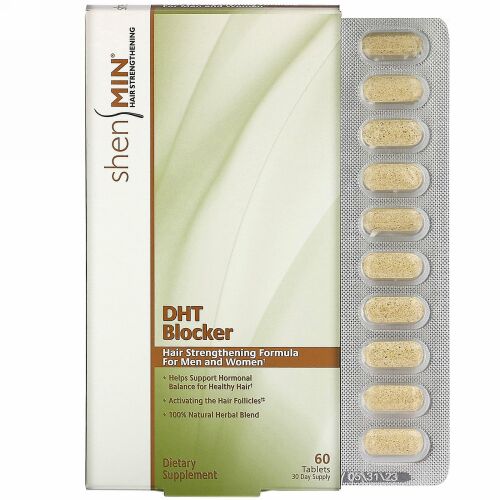 Natrol, シェンミン、DHTブロッカー、60錠