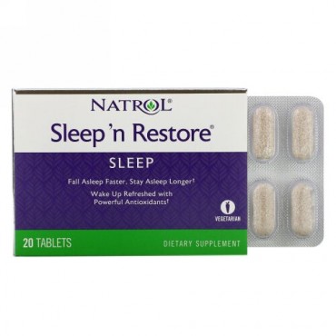 Natrol, スリープ＆リストア、20粒