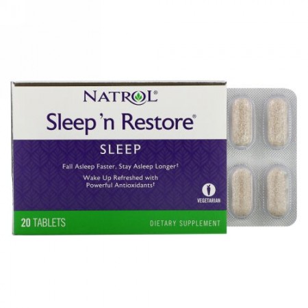 Natrol, スリープ＆リストア、20粒