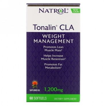 Natrol, トナリンCLA、1,200 mg、ソフトジェル60粒