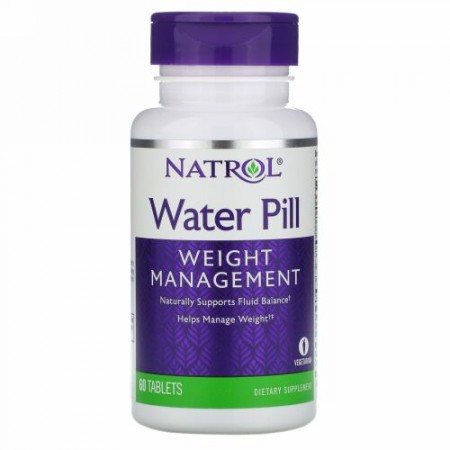 Natrol, ウォーターピル、60タブレット