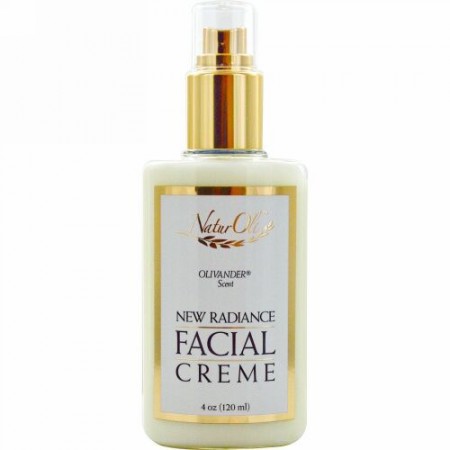 NaturOli, ニューラジアンス, フェイシャルクリーム, オリバンダーの香り, 4 オンス (120 ml) (Discontinued Item)