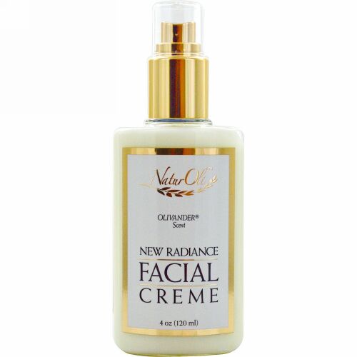 NaturOli, ニューラジアンス, フェイシャルクリーム, オリバンダーの香り, 4 オンス (120 ml) (Discontinued Item)