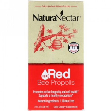 NaturaNectar, Red Bee Propolis, 2 fl oz (60 ml)