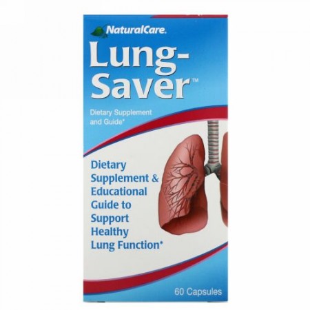 NaturalCare, Lung-Saver、60カプセル