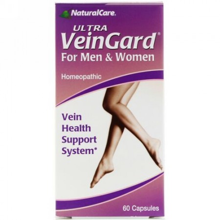 NaturalCare, ウルトラ静脈ガード（Ultra Vein-Gard）, 男性および女性用, 60カプセル