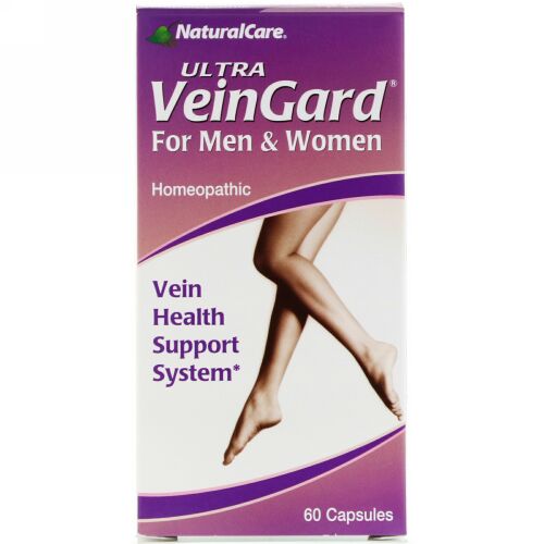 NaturalCare, ウルトラ静脈ガード（Ultra Vein-Gard）, 男性および女性用, 60カプセル