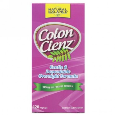 Natural Balance, Colon Clenz, 120 VegCaps