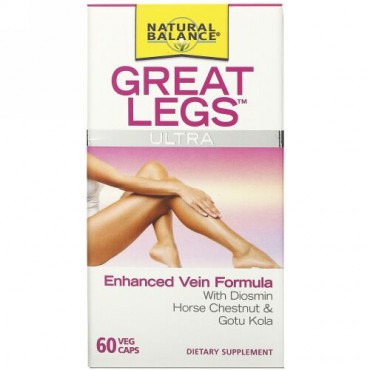 Natural Balance, Great Legs, ウルトラベイン処方,ベジタリアンカプセル 60粒
