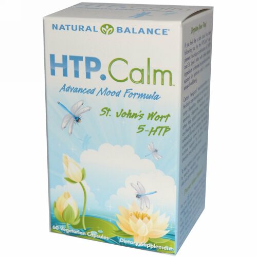 Natural Balance, HTP.Calm, ベジタリアンカプセル60粒 (Discontinued Item)