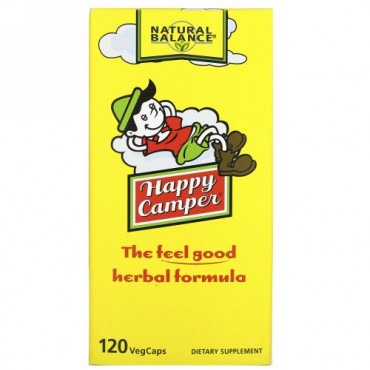 Natural Balance, Happy Camper, 120 Vegetarian Capsules