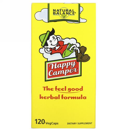Natural Balance, Happy Camper, 120 Vegetarian Capsules