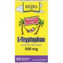 Natural Balance, L-トリプトファン、500 mg、ベジタリアンカプセル 60錠