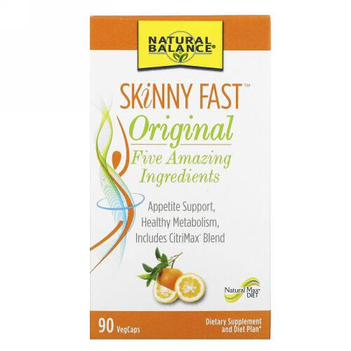 Natural Balance, SKiNNY FAST, Original, 90 Vegetarian Capsules