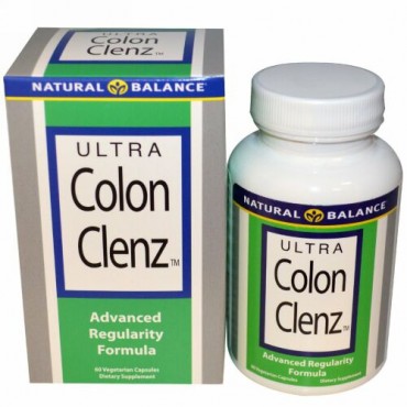 Natural Balance, ウルトラ　コロン　クレンズ, 60 ベジカプセル (Discontinued Item)