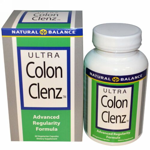 Natural Balance, ウルトラ　コロン　クレンズ, 60 ベジカプセル (Discontinued Item)