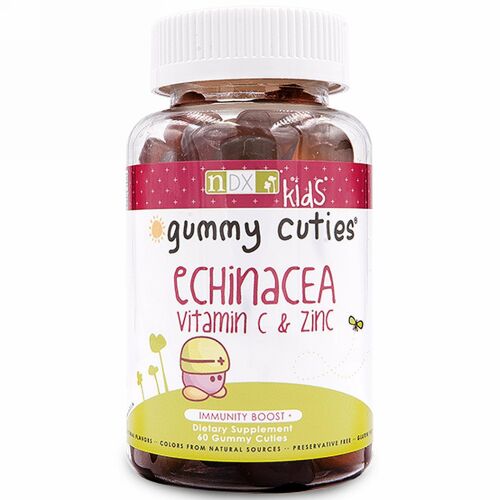 Natural Dynamix (NDX), Gummy Cuties、キッズ・エキナセア、ビタミン C & 亜鉛、グミ・キューティー 60 個