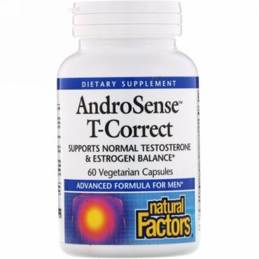 Natural Factors, アンドロセンス T-コレクト、 60 植物性カプセル