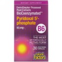 Natural Factors, バイオコエンザイム、B6、ピリドキサール5'-リン酸、50 mg、30ベジカプセル錠
