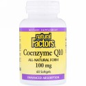 Natural Factors, コエンザイムQ10、吸収促進、100 mg、60ソフトジェル