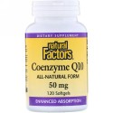 Natural Factors, コエンザイムQ10、50mg、ソフトジェル120粒