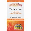 Natural Factors, クルクミンリッチ、セラクルミン、植物性カプセル60粒