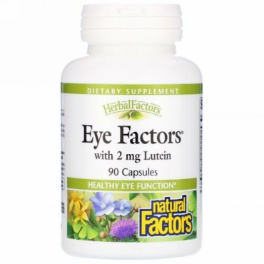 Natural Factors, Eye Factors、ルテイン2 mg配合、90粒