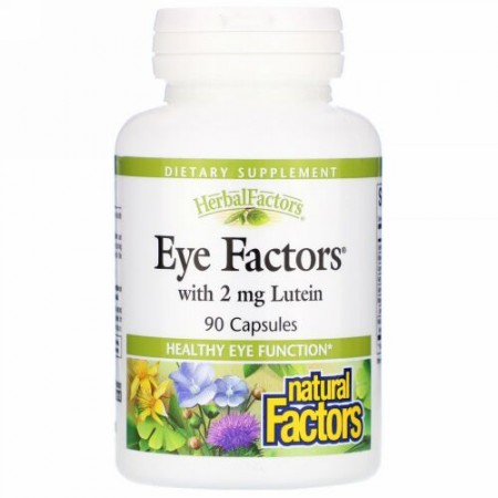 Natural Factors, Eye Factors、ルテイン2 mg配合、90粒