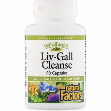 Natural Factors, Liv-Gall(肝胆) クレンズ、90 カプセル