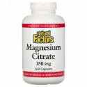 Natural Factors, クエン酸マグネシウム、 150 mg、 360カプセル
