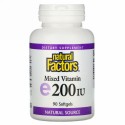 Natural Factors, 混合ビタミンE、200IU、ソフトジェル90粒