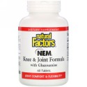Natural Factors, NEM® グルコサミン配合　膝と関節のフォーミュラ、60 錠