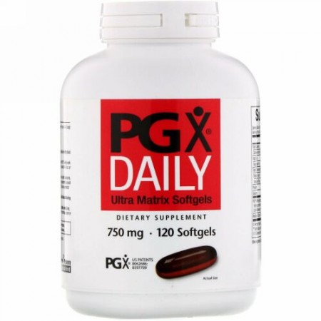 Natural Factors, PGXデイリー、ウルトラマトリックスソフトジェル、750mg、ソフトジェル120粒